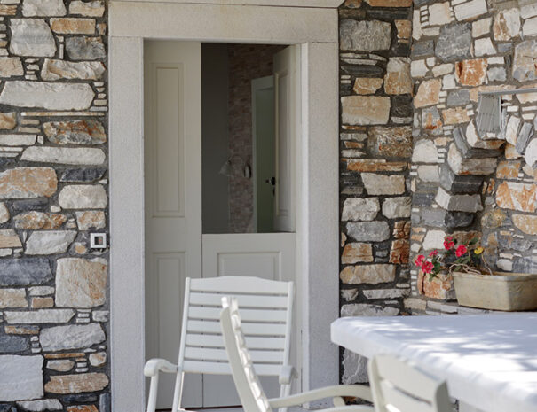 hotel room door white